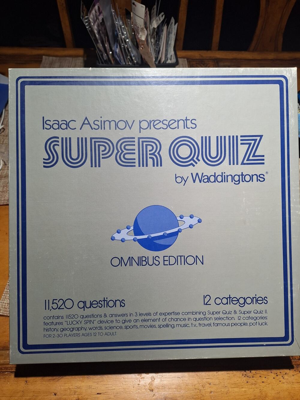 Isaac Asimov Presents Super Quiz Omnibus Edition Waddingtons Complete No 440